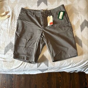 NWT Hawker Rye Men's Charcoal Flat Front Shorts